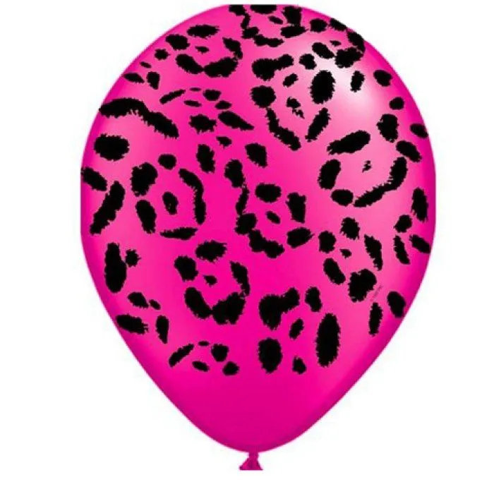 11" Qualatex Leopard Spots Assorted Colour Latex Balloon