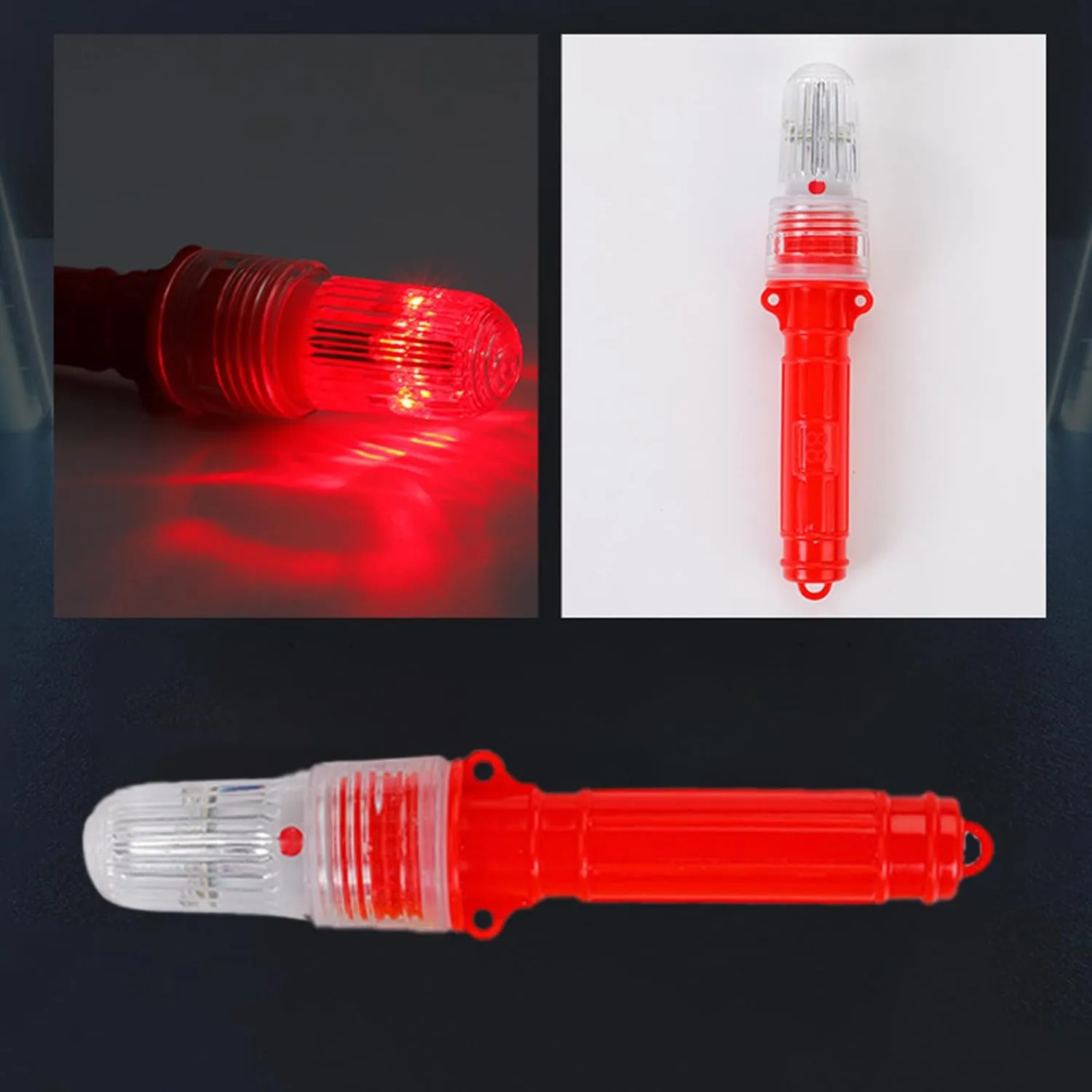 2025 Guard Approved Boat Flares Kit - Auto- Marine Flares for Fishing Boats, Life Rafts & Emergency Signaling (Red)