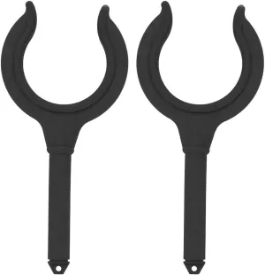 2PCS Marine Oar Lock,Nylon Marine Oar Lock for Kayaks,Canoes, Boats,Dinghies(Black)