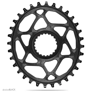 Absolute Black Oval MTB Chainring 1X Direct Mount Shimano HG  12 Speed