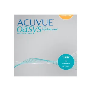 ACUVUE OASYS 1-Day with HydraLuxe for Astigmatism 90 Pack
