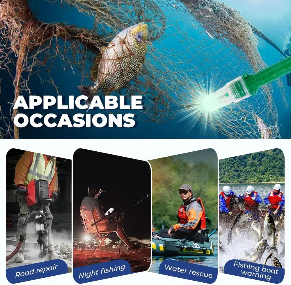 Boat Flares, 2025 New Boat Flares Coast Guard Approved Marine, Waterproof Emergency Signals for Fishing Nets, Buoys, Boats (Red 3Pc)