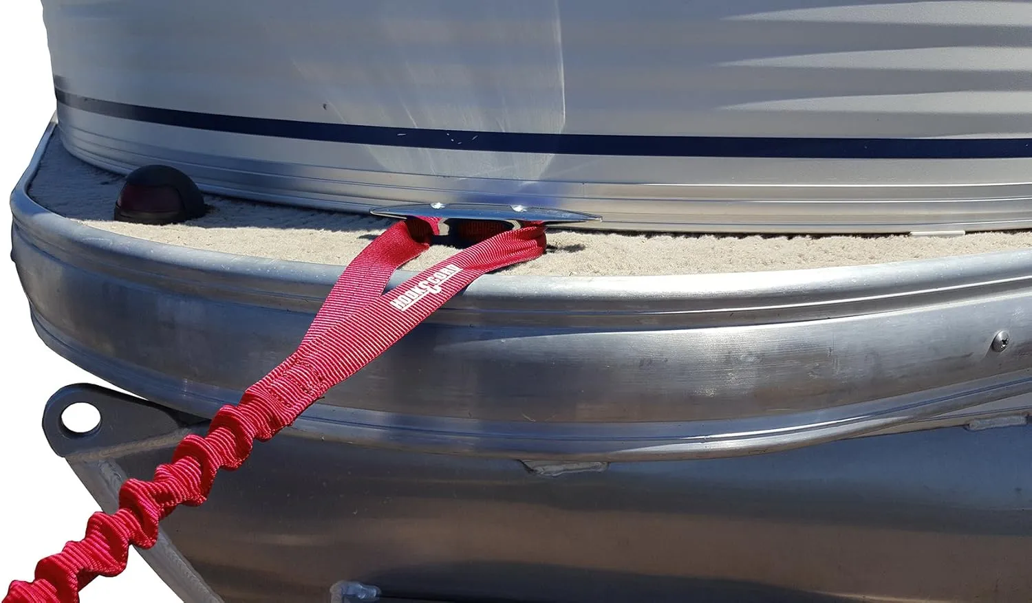 Boat Lines & Dock Ties Boat Dock Tie Bungee Cord, Double 9-Inch Loop Ends, Made in USA, Pack of 2(Red, 36 inch)
