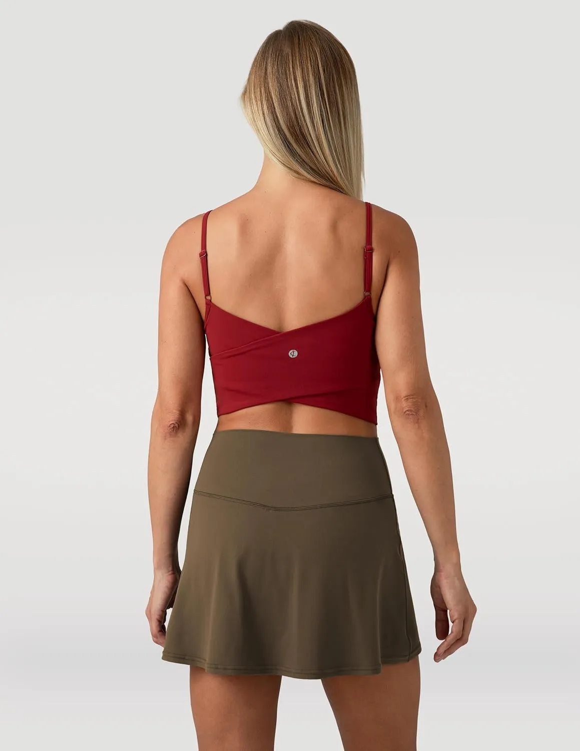 Colorfulkoala Dreamlux Skirts for Women High Rise Athletic Golf Tennis Skorts Built-in Shorts with Pockets