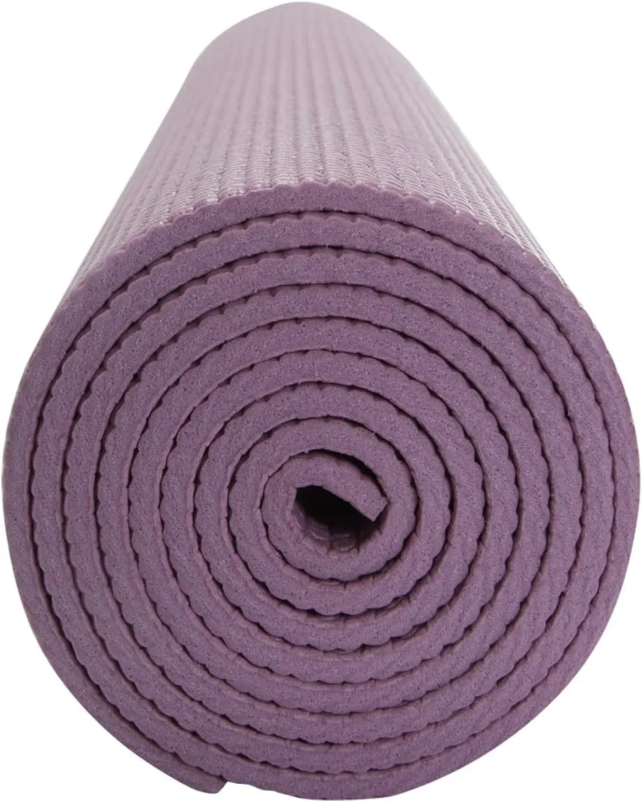 Everyday Yoga Deluxe Mat - 72"L x 24"W Non Slip Exercise Mat, Anti-Tear, 3-5mm Thickness for Yoga, Pilates & Floor Workouts