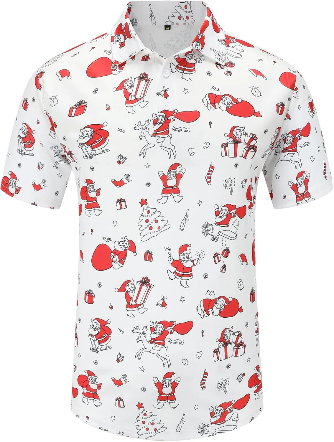 Golf Shirts for Men Dry Fit Short Sleeve Mens Golf Shirt Performance Moisture Wicking Polo Shirts Funny Golf Polo Shirts