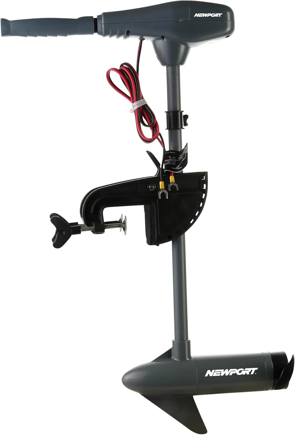 Kayak Series 55lb Thrust Transom Mounted Saltwater Electric Trolling Motor w/LED Battery Indicator (24" Shaft)