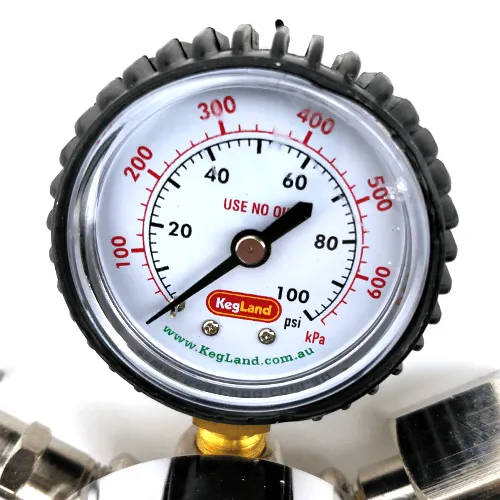 MKIII Dual Guage Multi Gas Regulator - Type 50 & PRV 80PSI