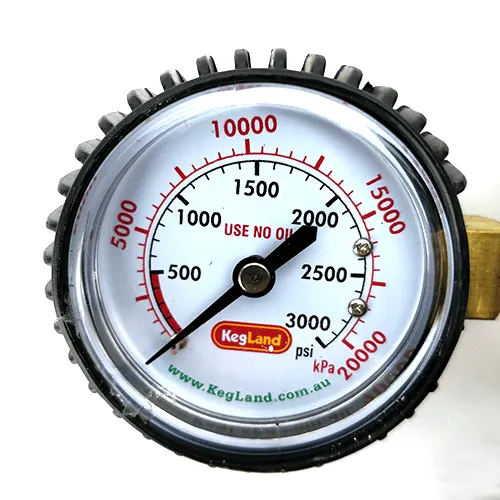 MKIII Dual Guage Multi Gas Regulator - Type 50 & PRV 80PSI