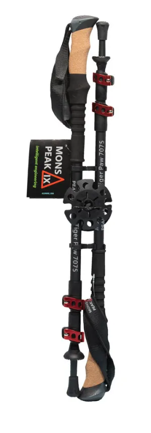 Mons Peak IX Tiger Paw 7075 Trekking Poles | ERGOHeal®