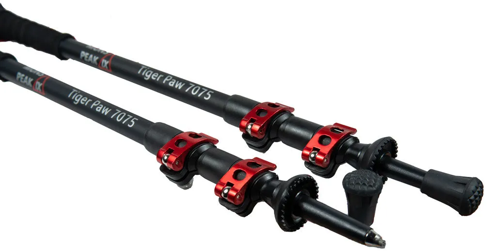 Mons Peak IX Tiger Paw 7075 Trekking Poles | ERGOHeal®