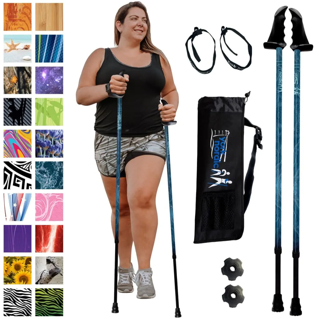 Motivator Super Duty Therapy Poles for Balance and Rehab - Patented Stability Grips - 2 Pieces Adjustable w/ Strong Push Button Locks, Detachable Rubber Feet and Travel Bag - For Heights up to 7 feet and Weights up to 500lbs (Sold as Set of 2)