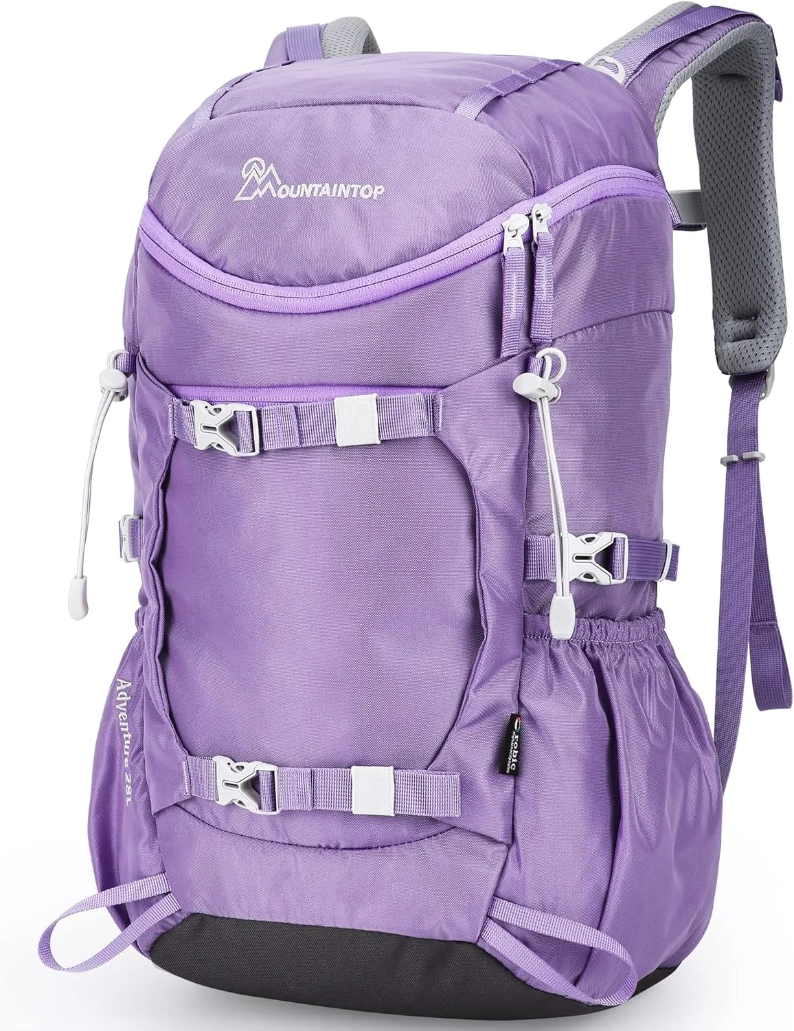 MOUNTAINTOP Small Hiking Backpack 28L Travel Daypack Lightweight for Women for Outdoor Camping, 20.512.26.3 INPurple