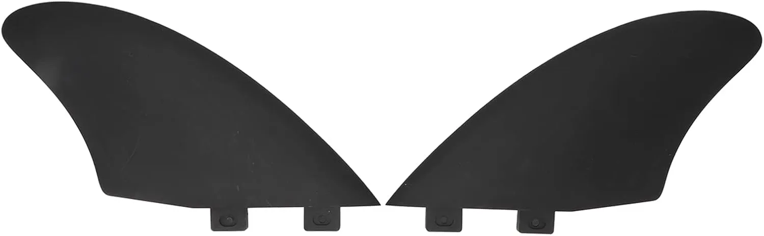PVC Surfboard Fins, High Durability, Enhanced Stability, Easy Installation, for Longboards, Paddleboards, Inflatable Surfboards, Replacement Fins