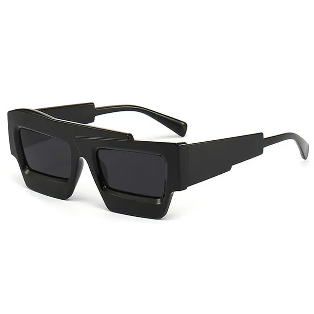 "Ecstatic" Irregular Shape Sunglasses