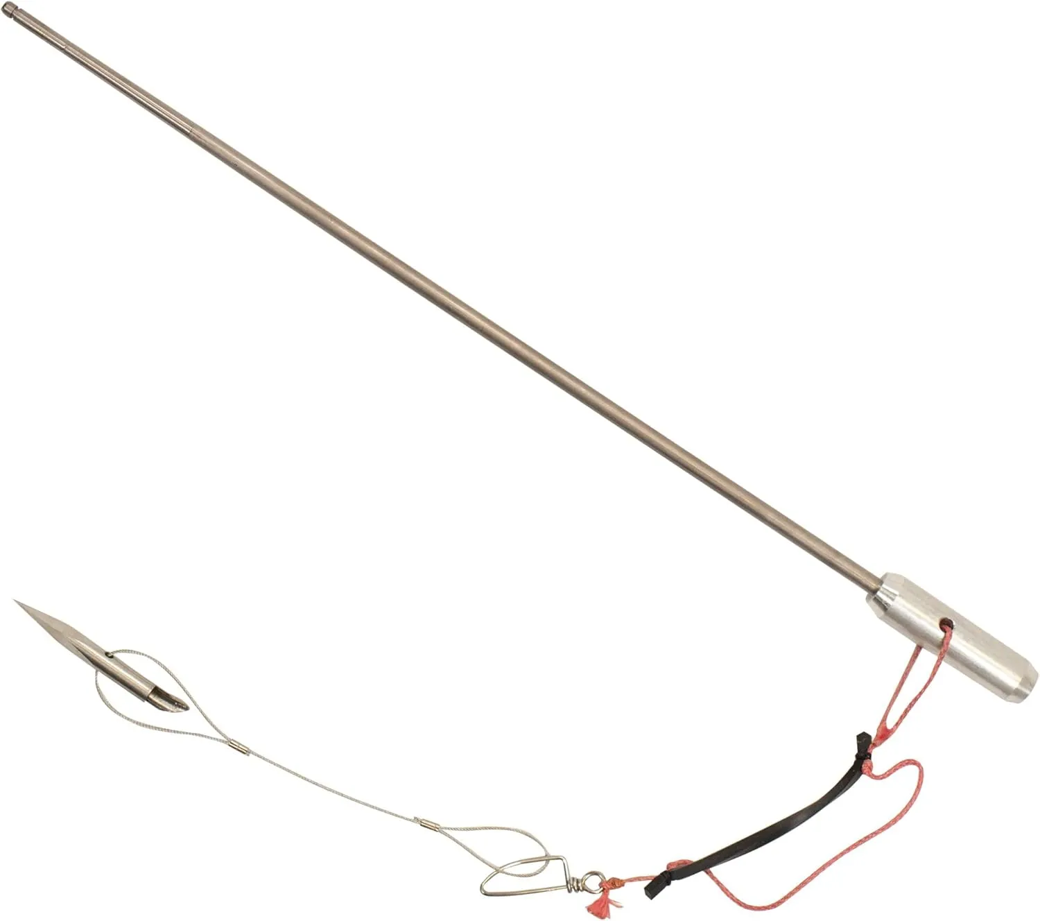Scuba Choice Spearfishing Break-Away with Tri-Cut Slip Tip, 6mm Thread, Stainless Steel 316, Teflon Coated Shaft, 18" Aluminum Base, Dyneema Bungee  Anti-Rust, Durable Tool