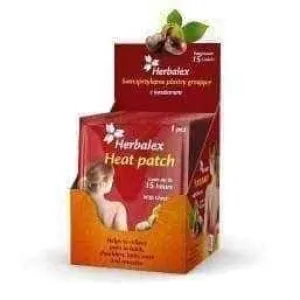 Self-adhesive heating patches with chestnut x 1 piece, adhesive heat pads