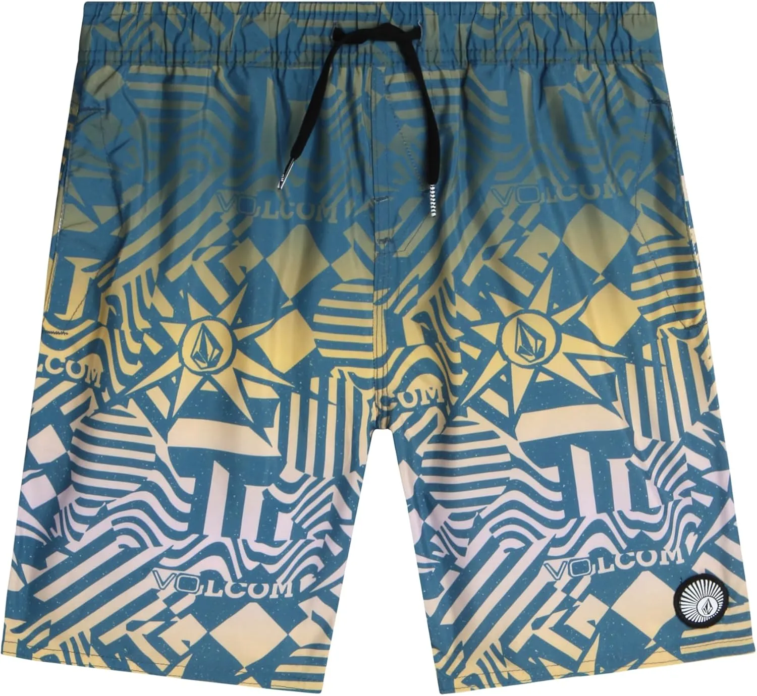 Volcom Boys Swim Trunks - UPF 50  Quick Dry Board Shorts with Drawstring Waist - Bathing Suit Swimsuit for Boys (Size: 8-16)