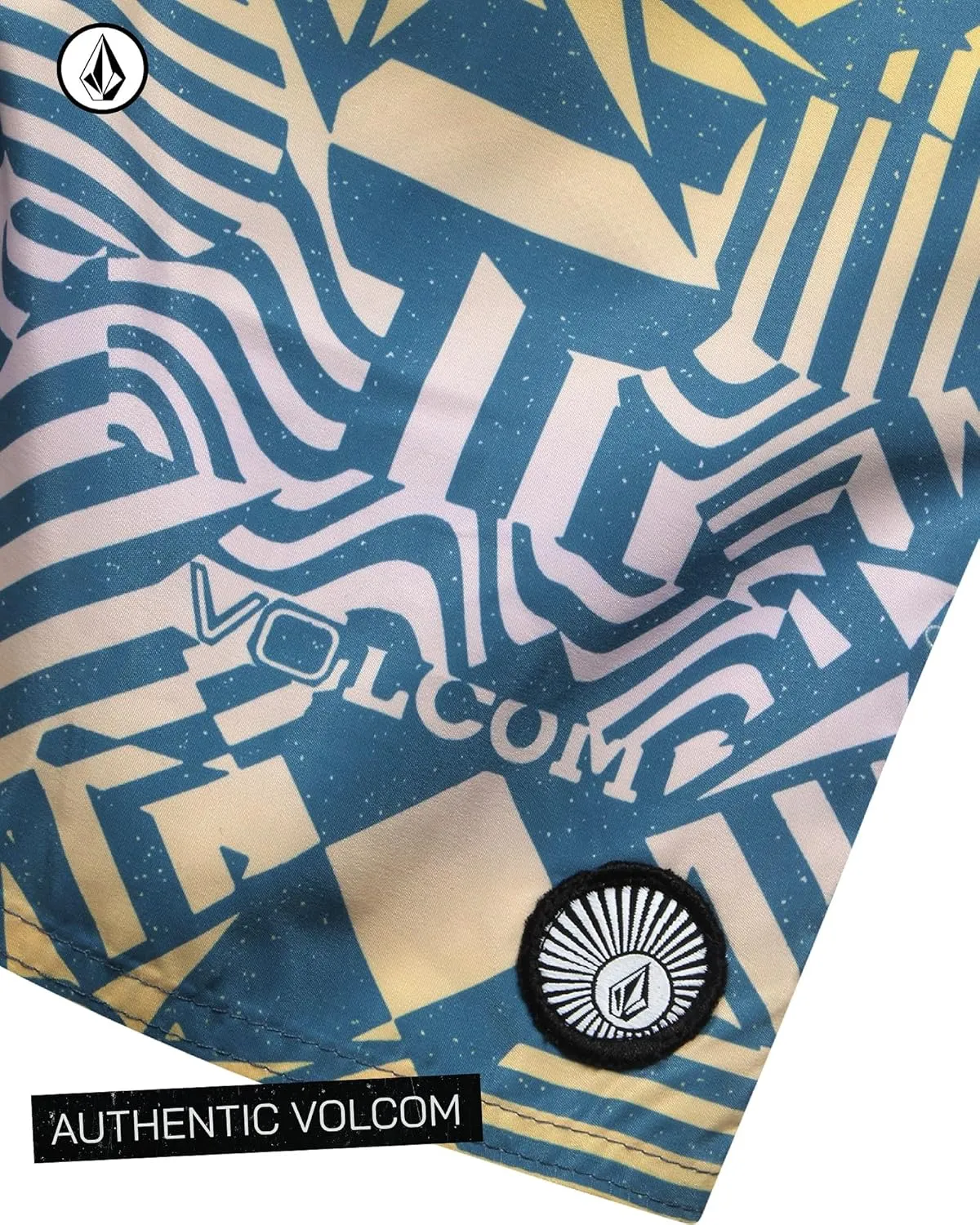 Volcom Boys Swim Trunks - UPF 50  Quick Dry Board Shorts with Drawstring Waist - Bathing Suit Swimsuit for Boys (Size: 8-16)